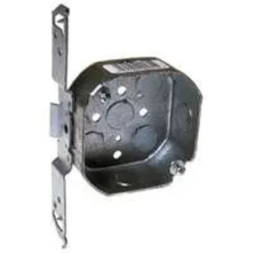 Raco 161 Octagonal Box, 4 in OAW, 1-1/2 in OAD, 7 in OAH, 8-Knockout, Steel Housing Material :EA: QUANTITY: 1