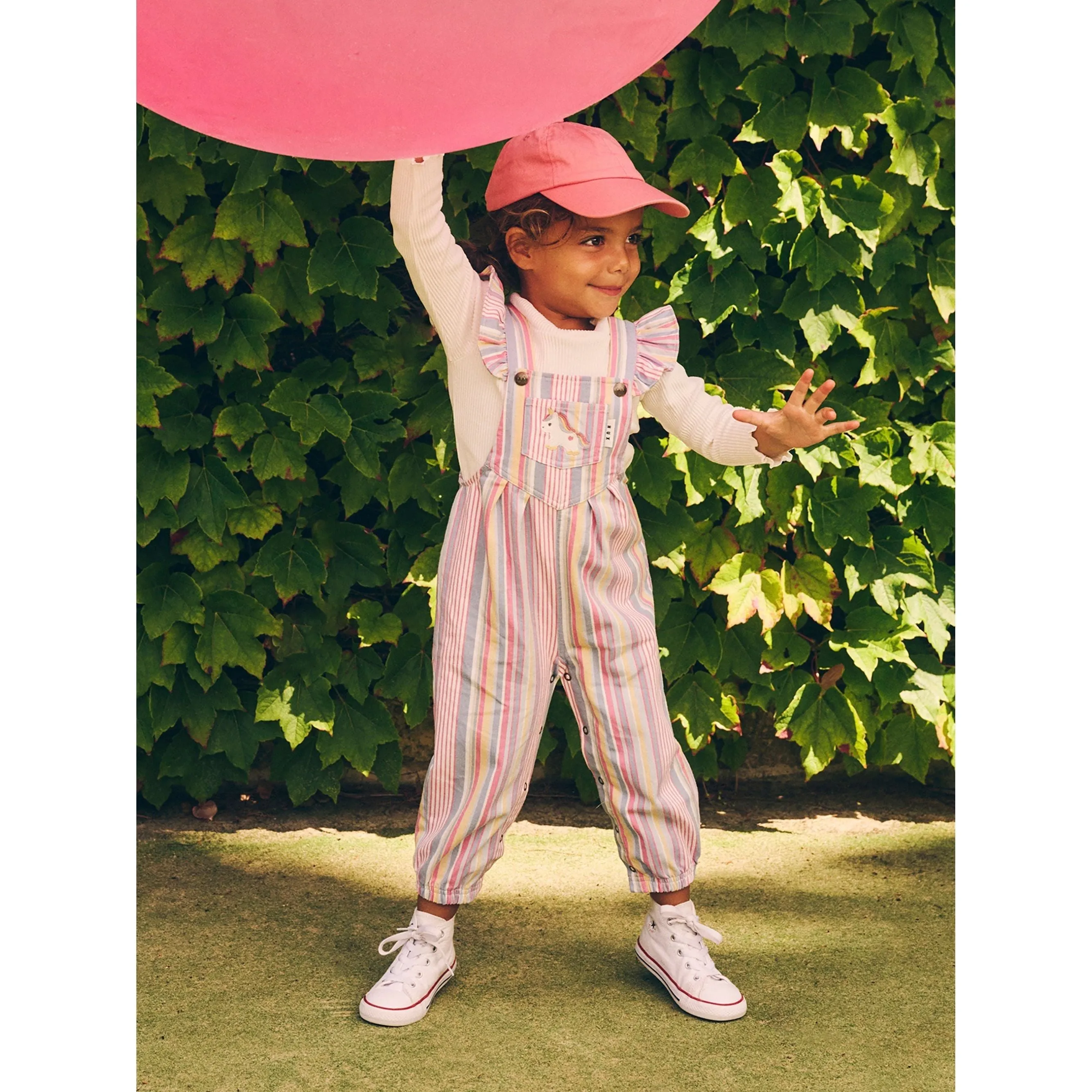 Rainbow Stripe Overall