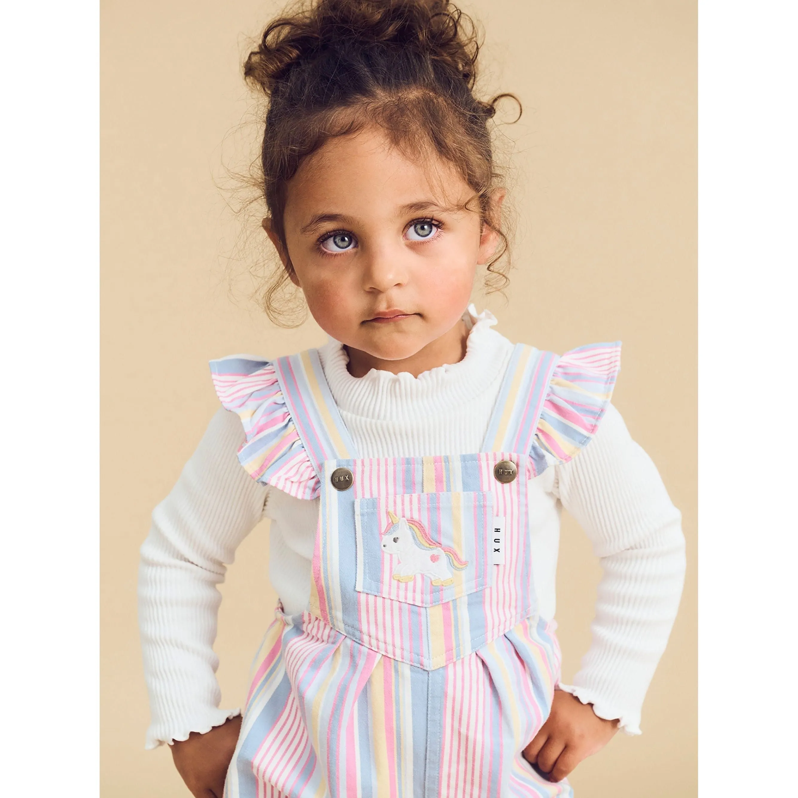 Rainbow Stripe Overall