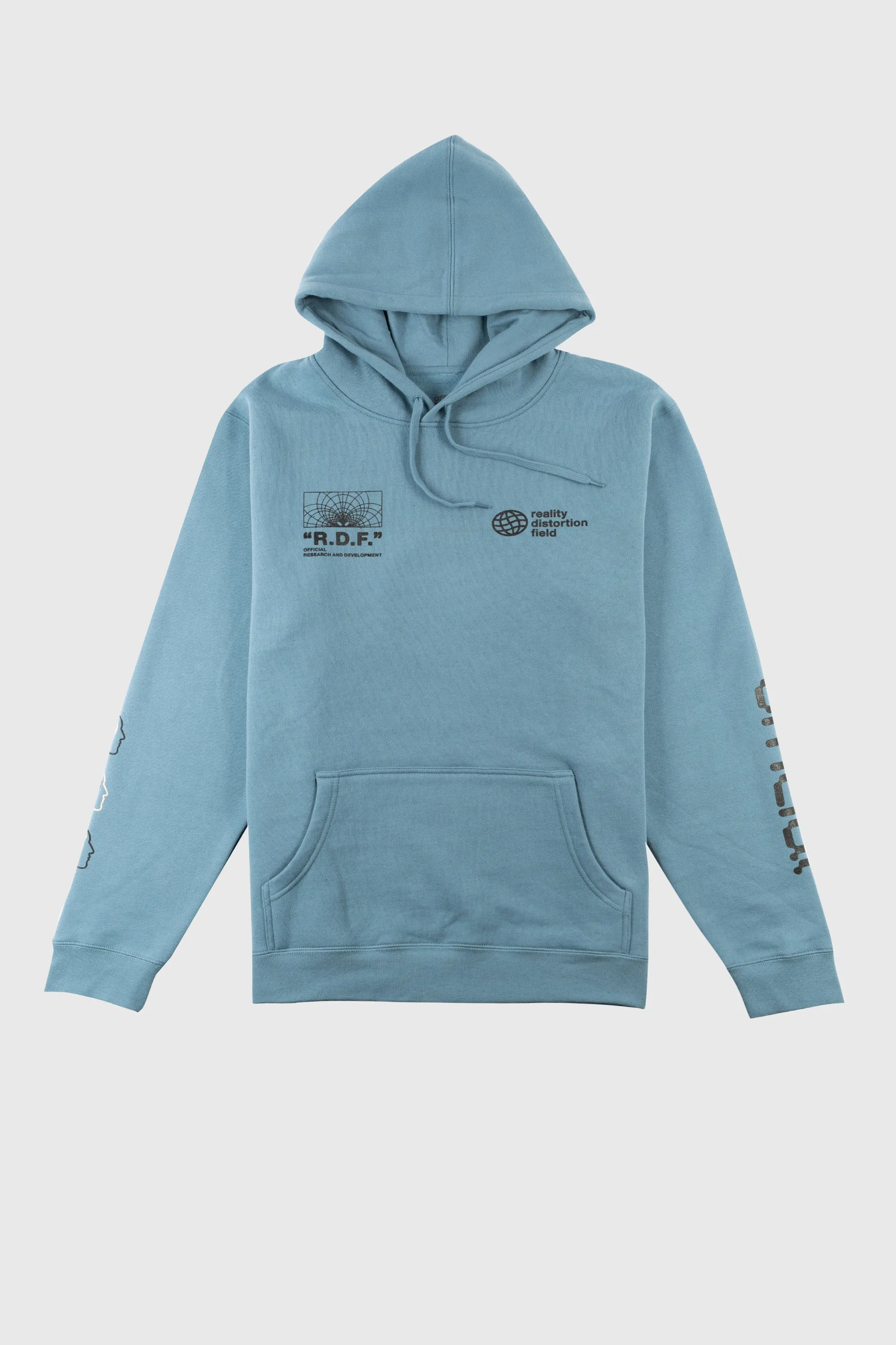 Reality Distortion Field Hooded Sweatshirt (Slate Blue)