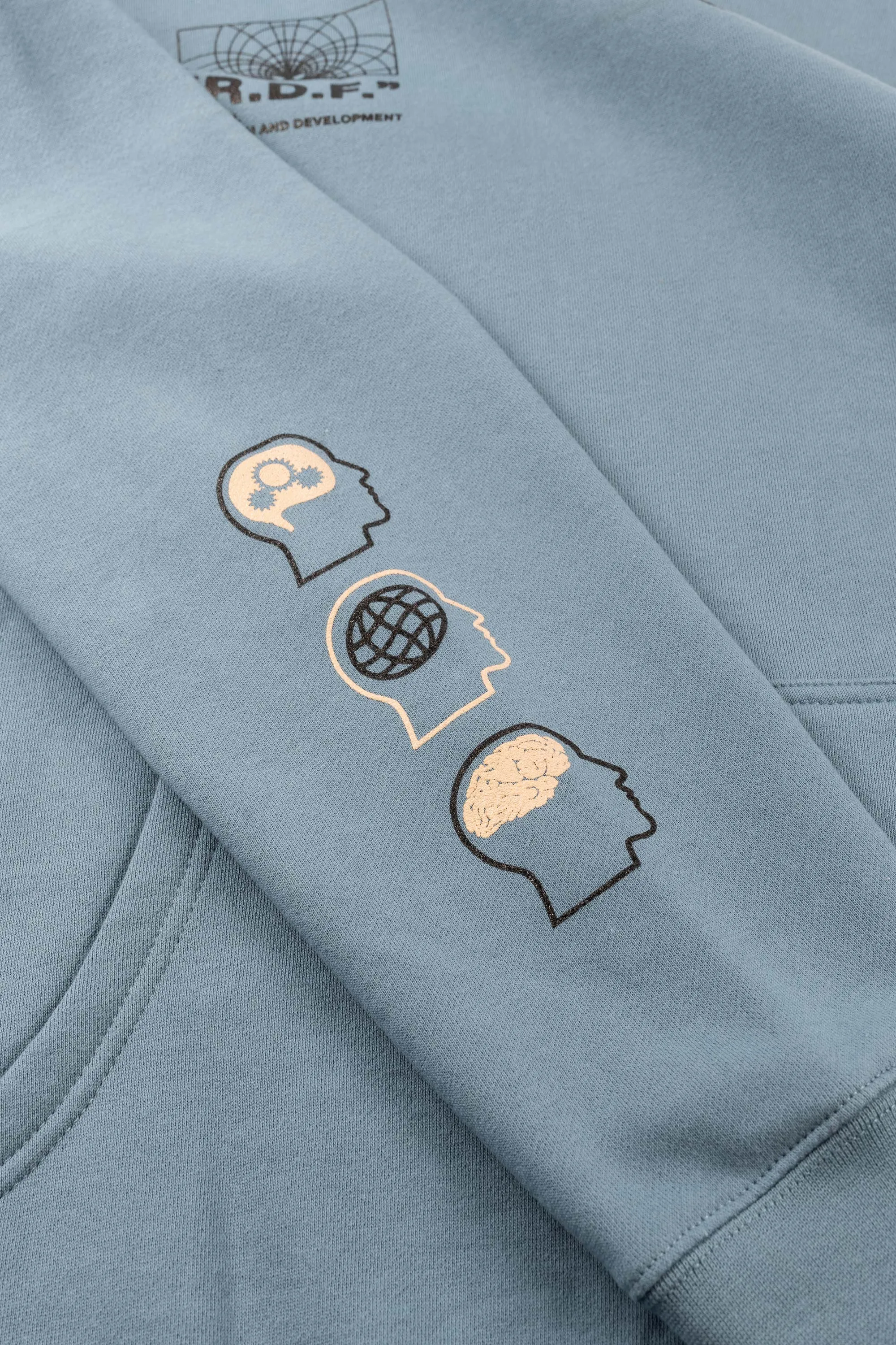 Reality Distortion Field Hooded Sweatshirt (Slate Blue)