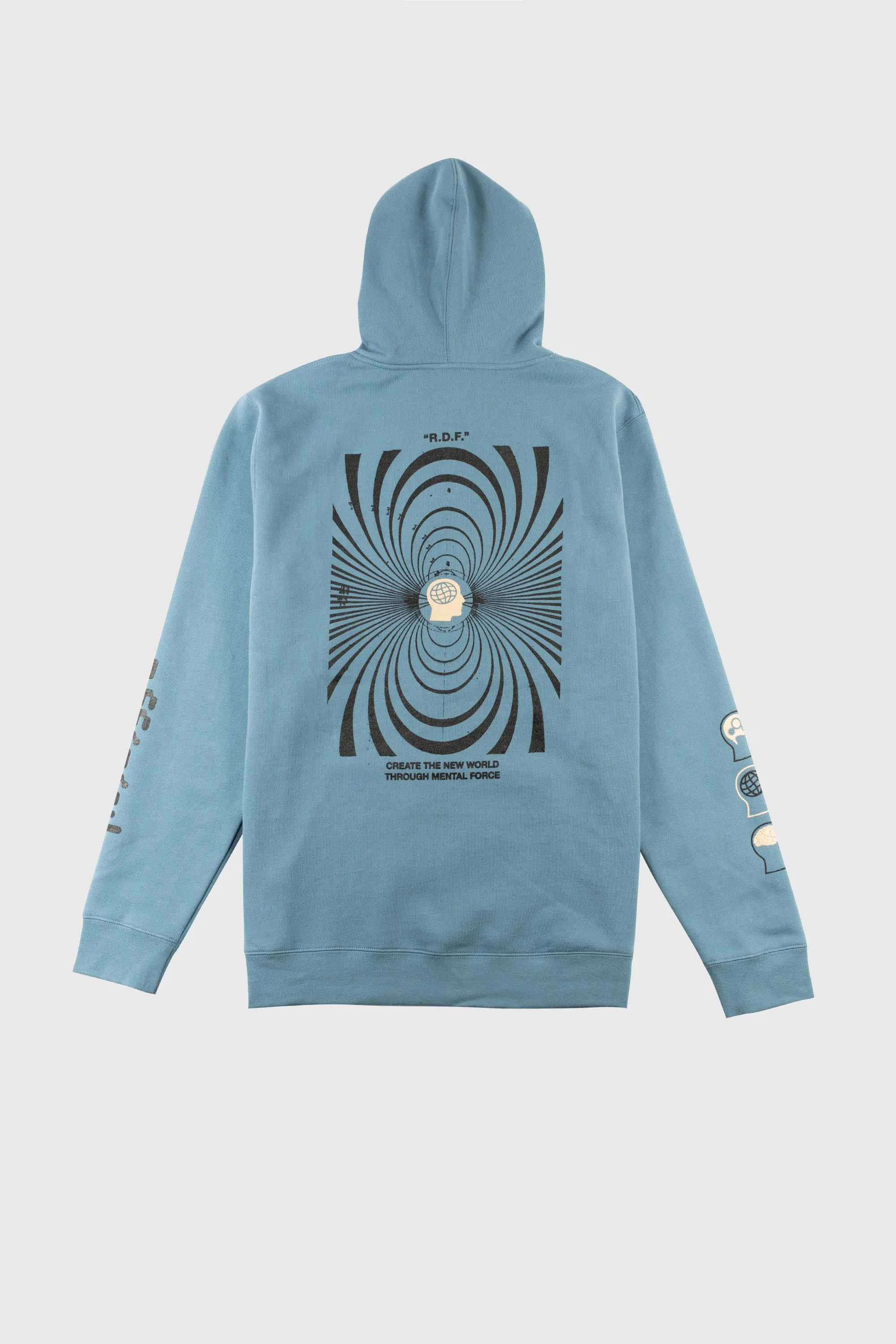 Reality Distortion Field Hooded Sweatshirt (Slate Blue)