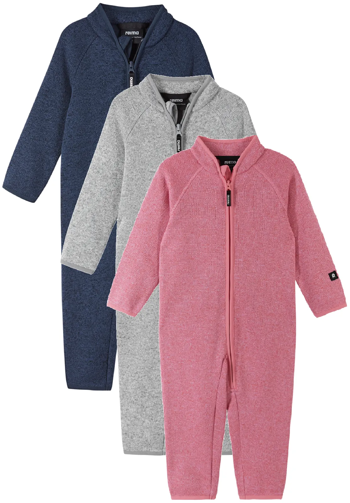 REIMA Strick-Fleece-Overall <br> Tahti <br> Gr. 74 bis 98 <br> atmungsaktiv<br> etwas dickere Qualität<br> zum separat- oder darunter tragen