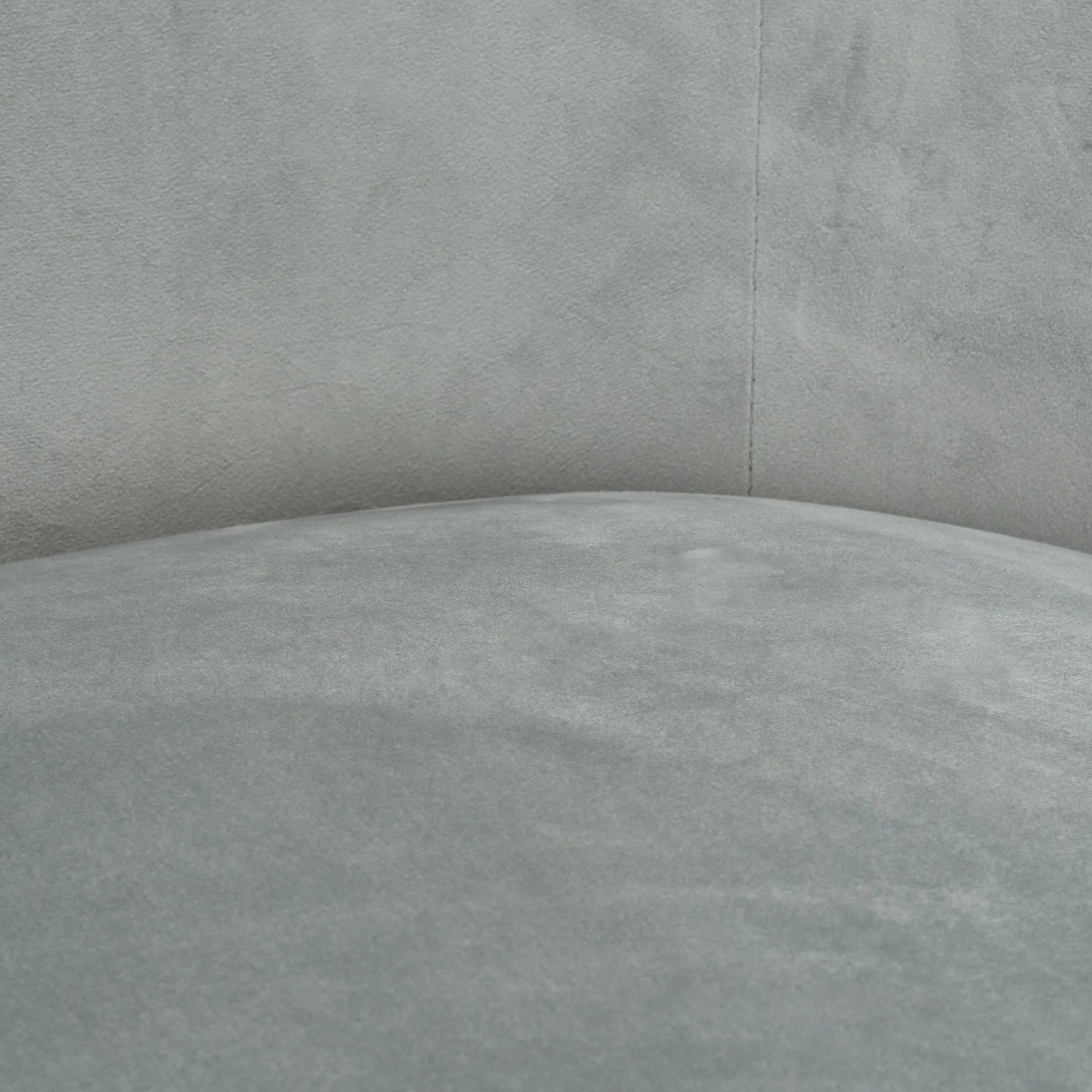 Revo Tub Armchair Velvet Nailhead Trim - Light Grey