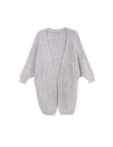 Ribbed Cocoon Cardigan