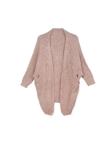 Ribbed Cocoon Cardigan