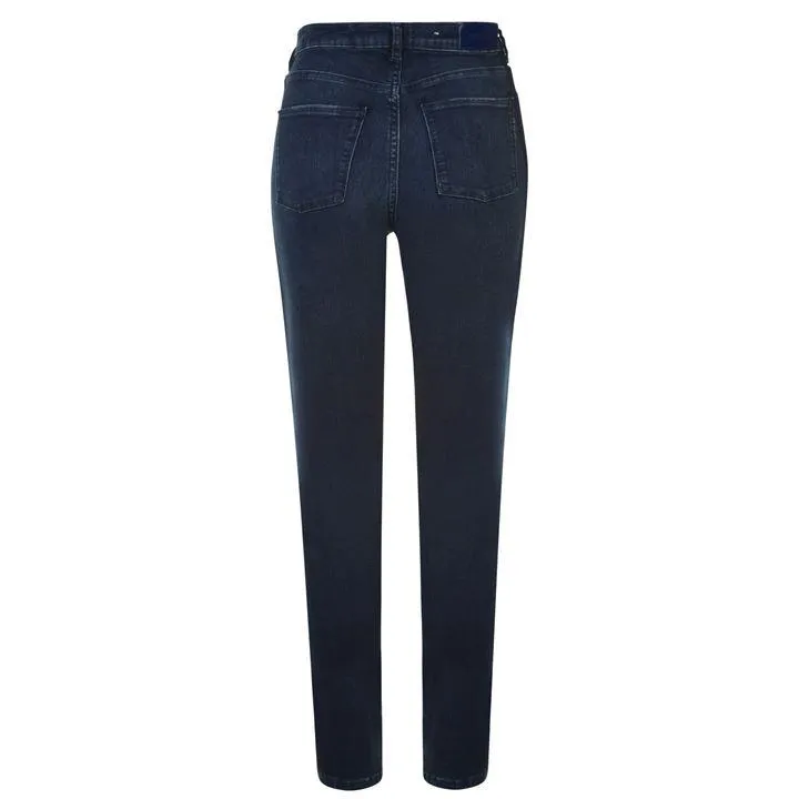 Scotch & Soda Womens Haut High Rise Skinny Jeans, Post Stamps