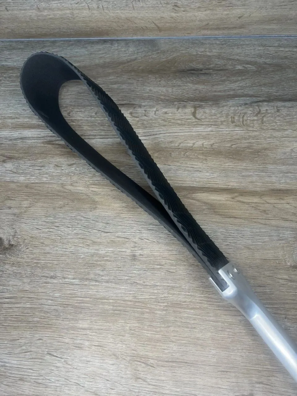 Serrated Tongue Ballistic Belt Slapper with Rubber Serrated Tread Pattern