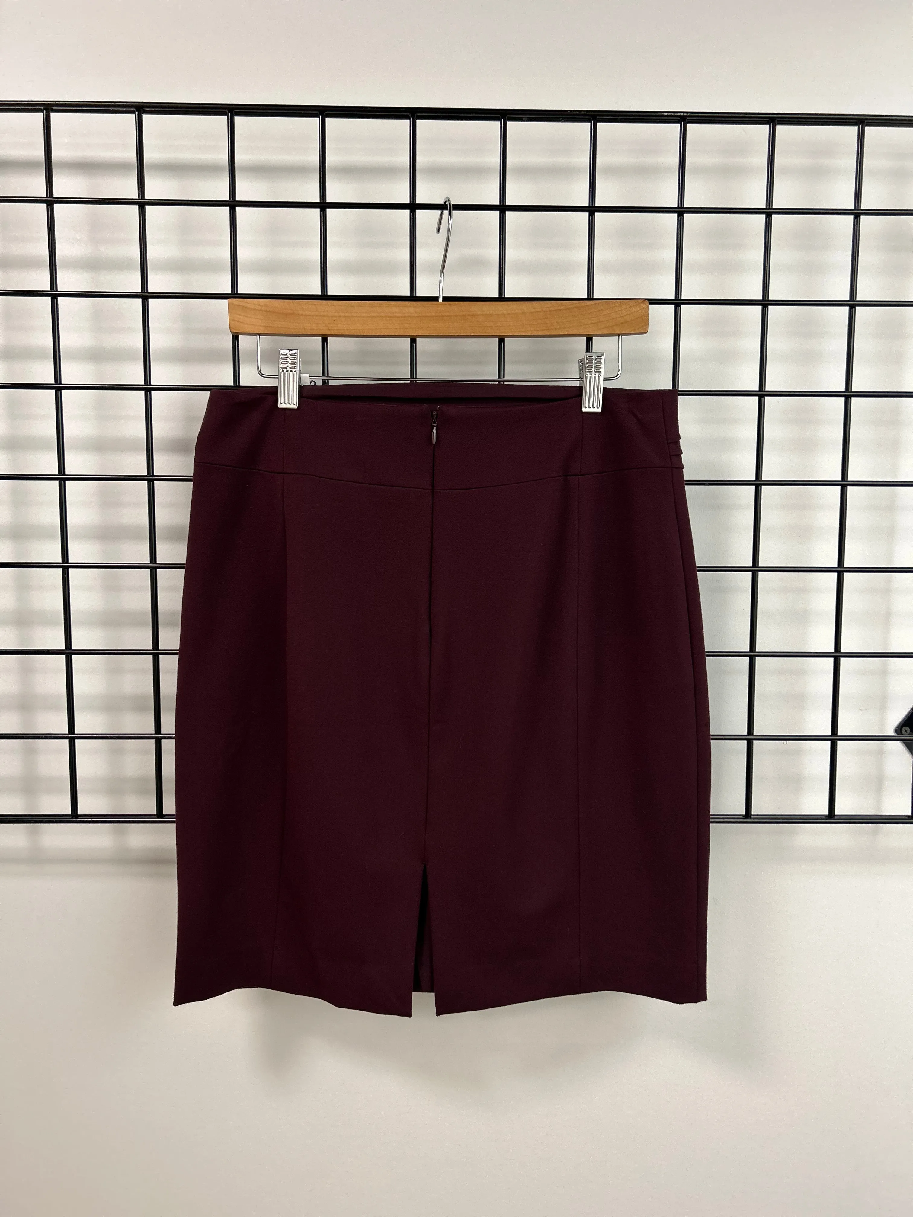 Size 10 Maroon Pencil Skirt