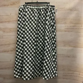 Skirt Maxi By Maeve In Checkered Pattern, Size: 12