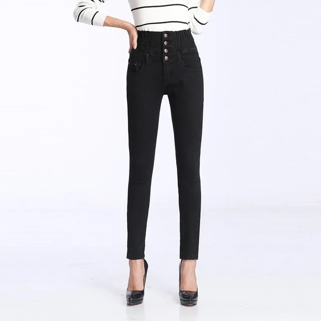 Some Secret High Waist Skinny Jeans