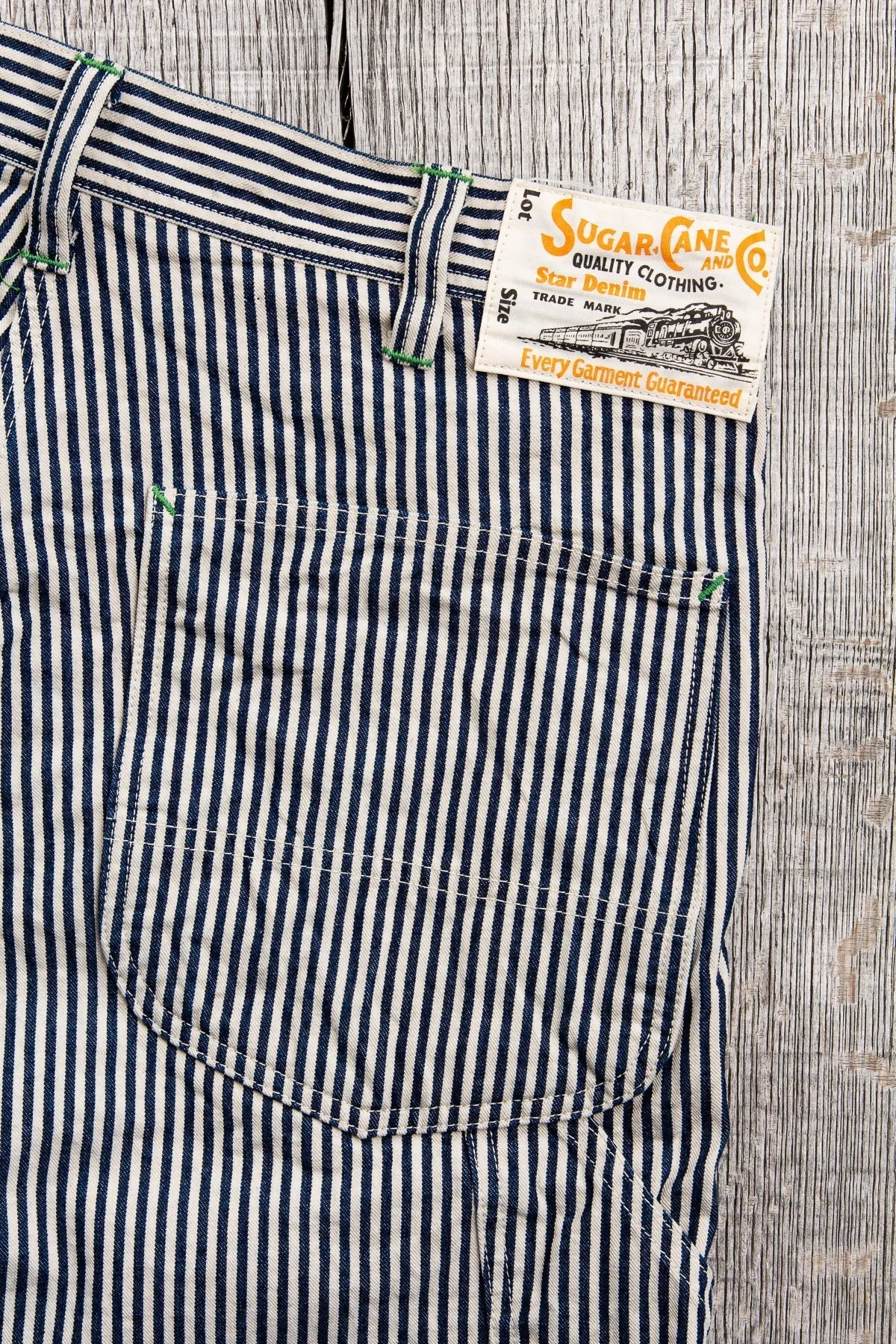 Sugar Cane & Co. 11oz. Hickory Stripe Work Pants SC41823