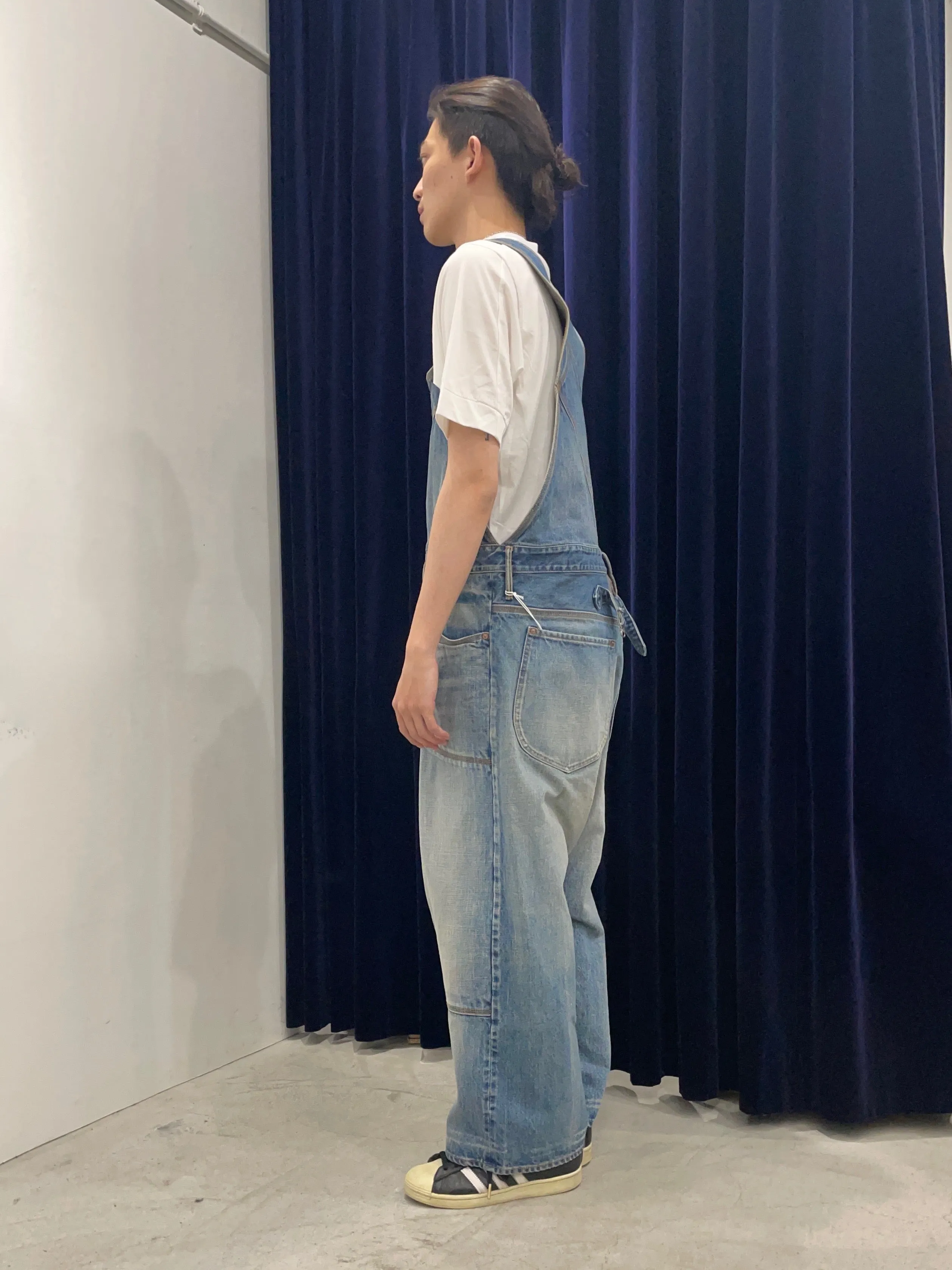SUGARHILL  FADED DENIM OVERALL