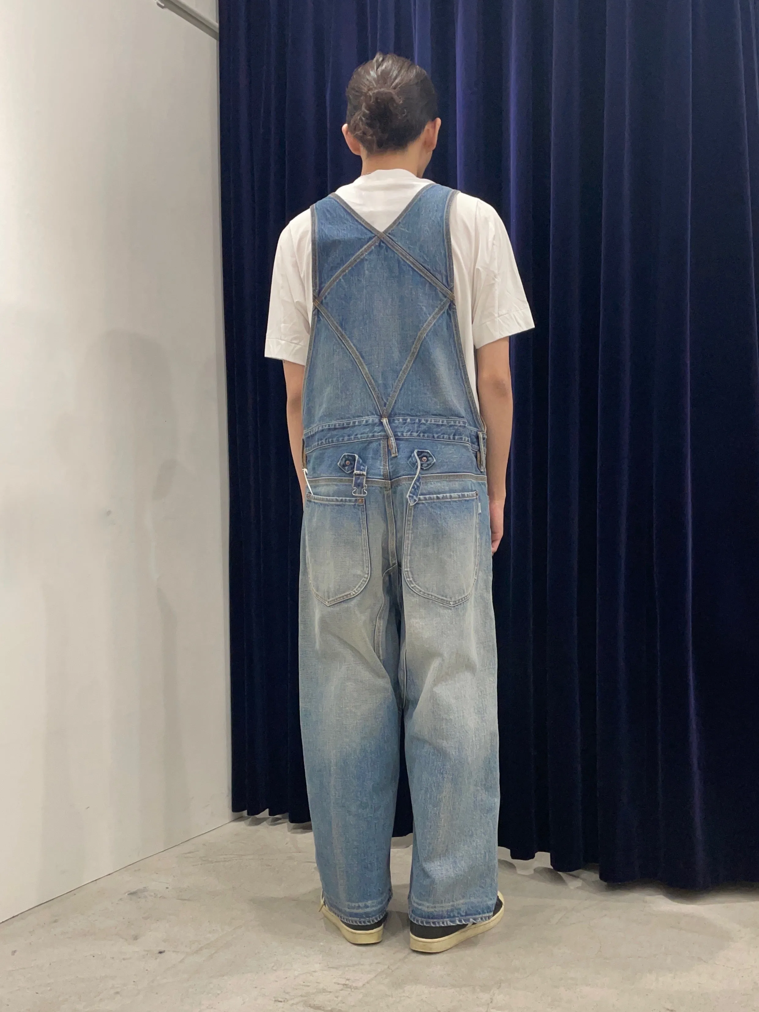 SUGARHILL  FADED DENIM OVERALL