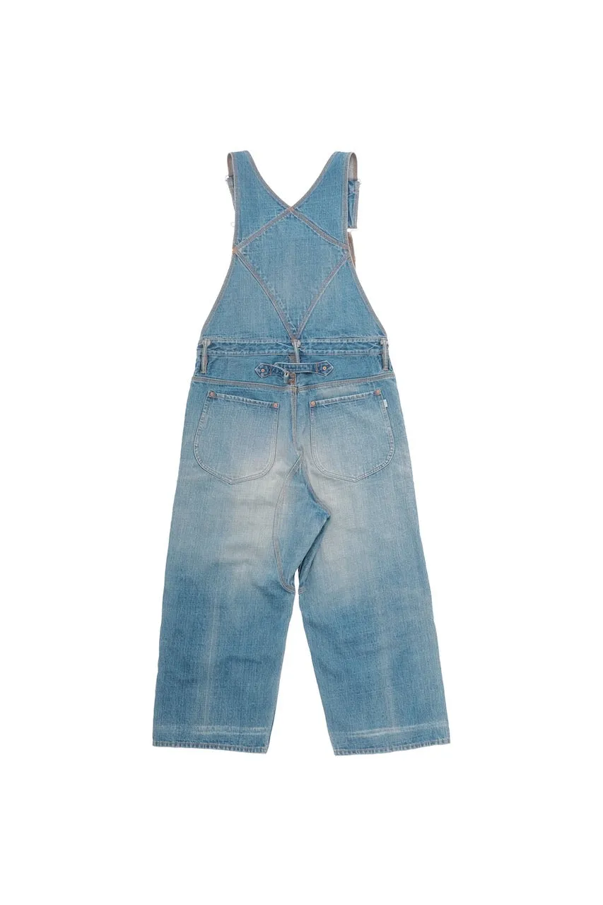 SUGARHILL  FADED DENIM OVERALL