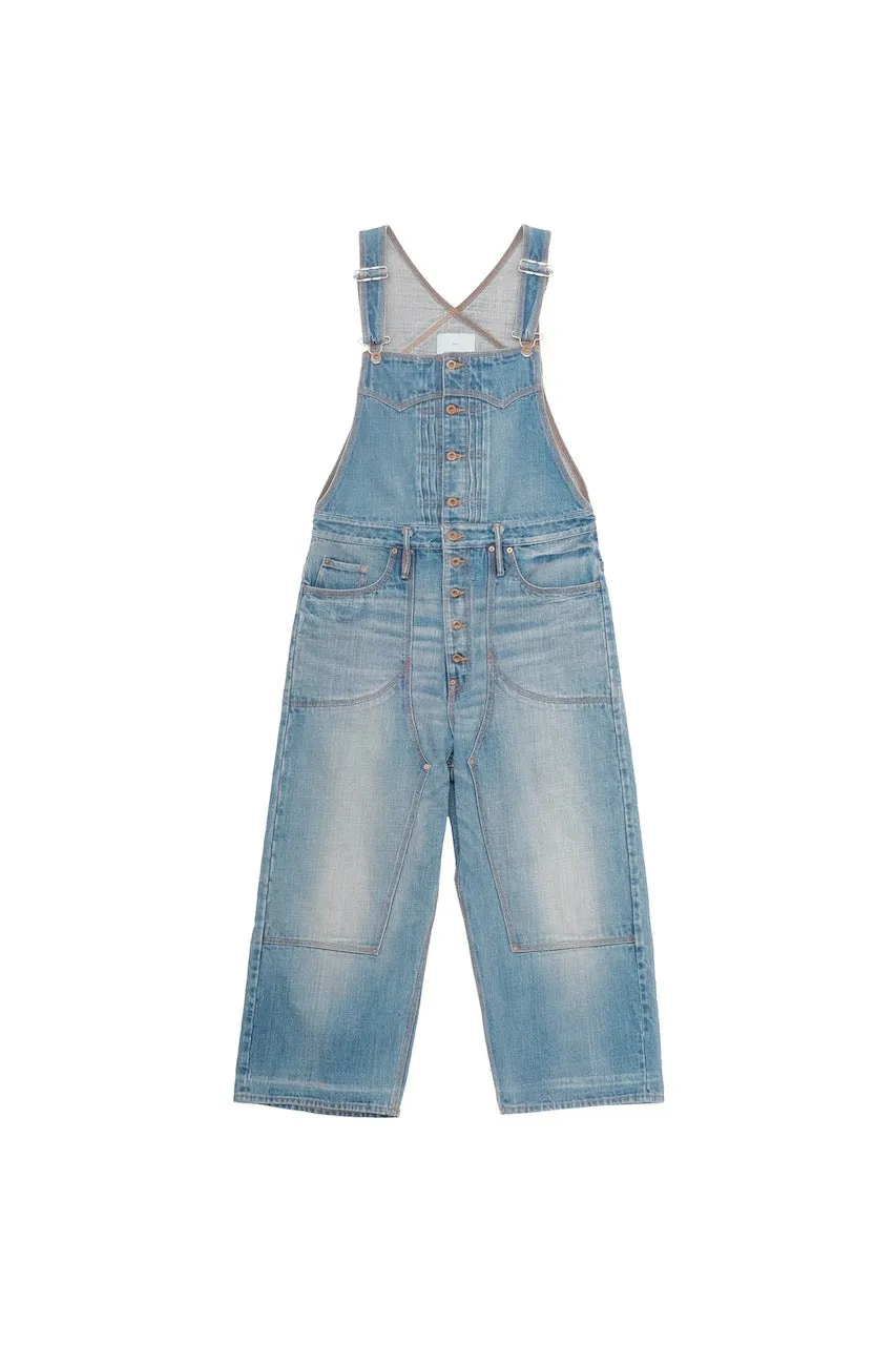 SUGARHILL  FADED DENIM OVERALL