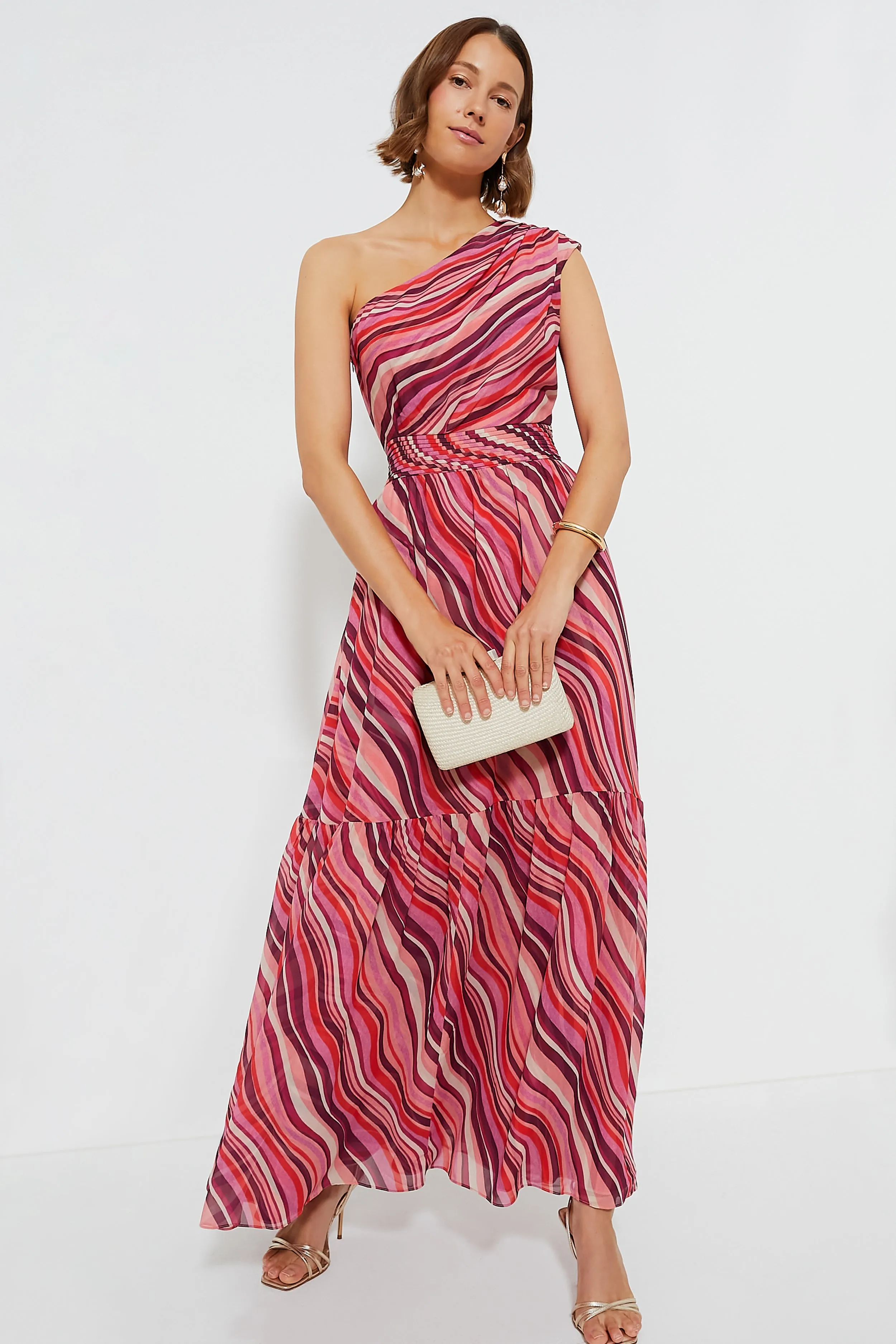 Sunset Stripe Cadiz Dress