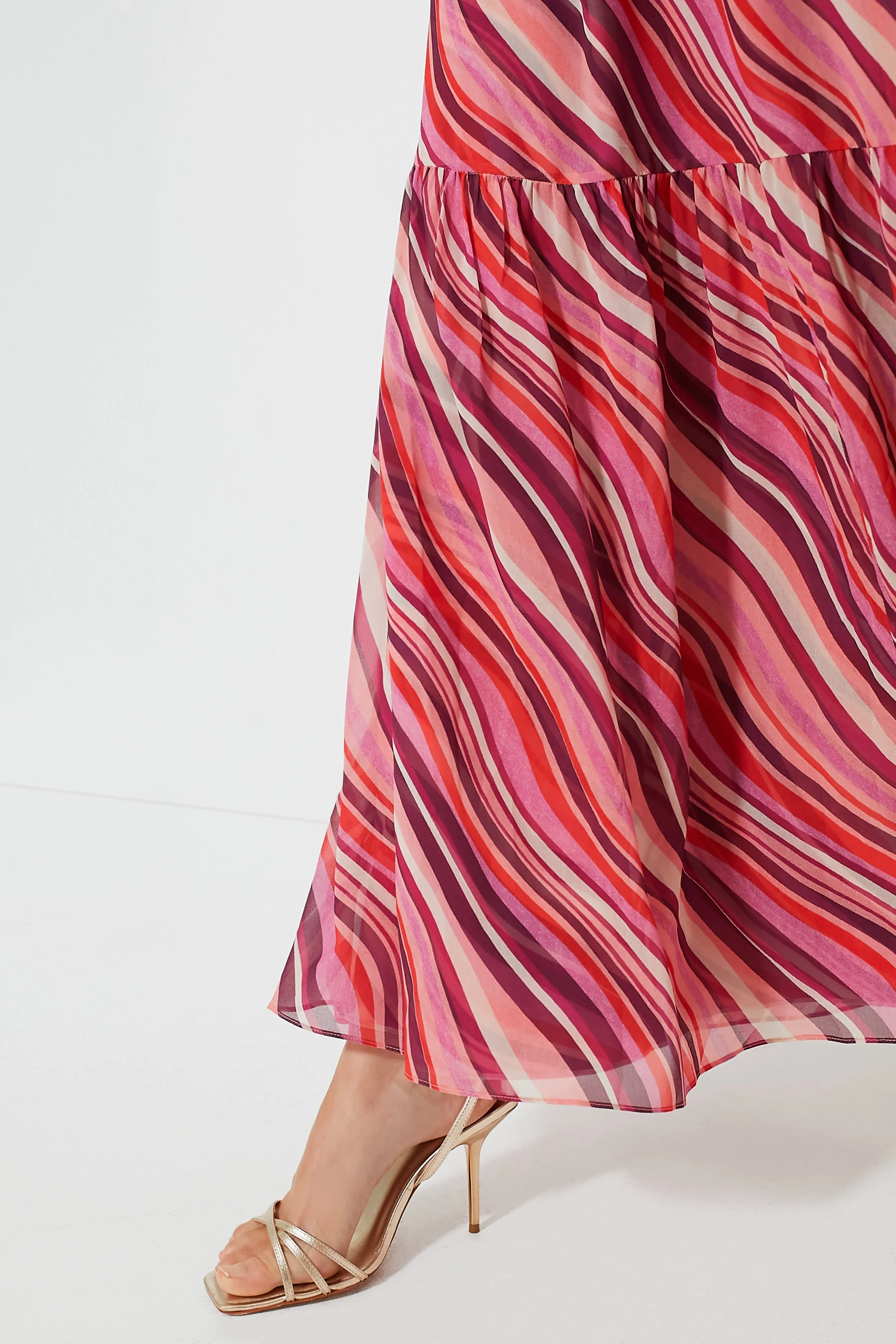 Sunset Stripe Cadiz Dress