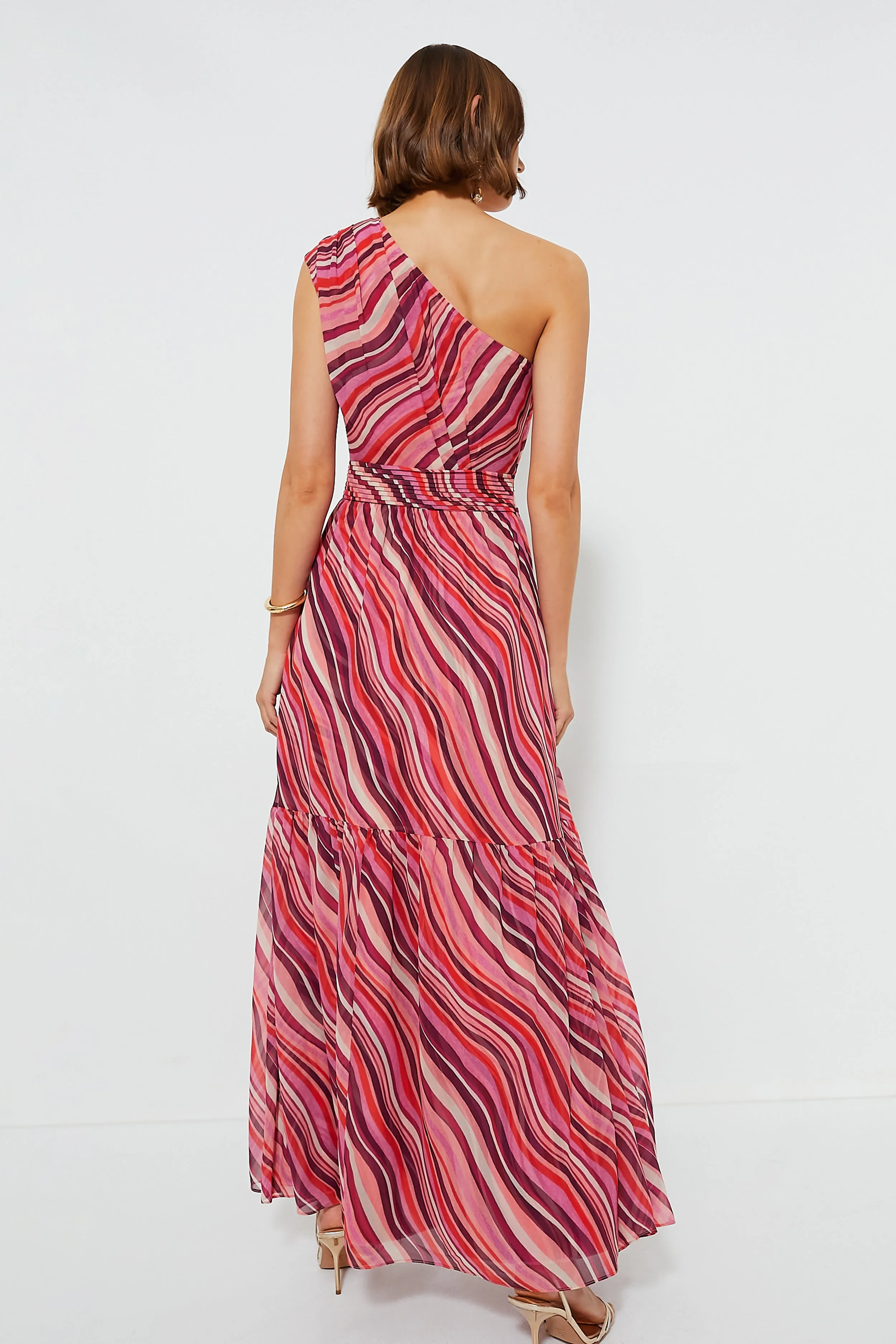 Sunset Stripe Cadiz Dress