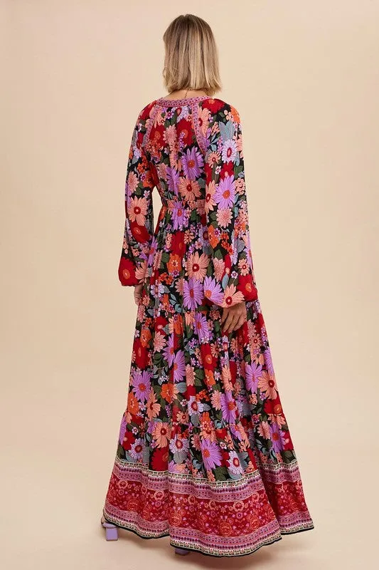 Super Bloom Floral Maxi Dress
