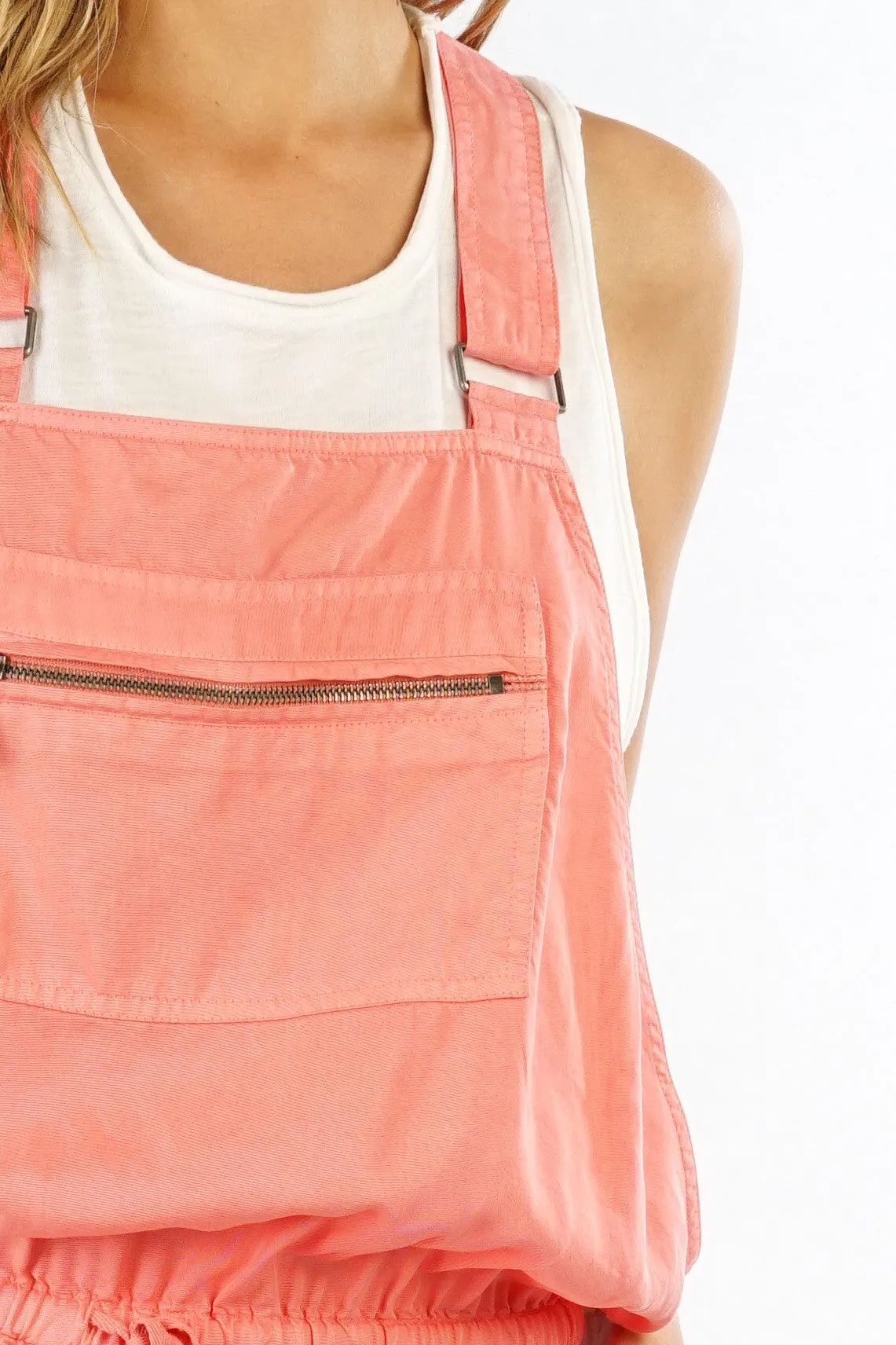 Tencel Overall Shorts