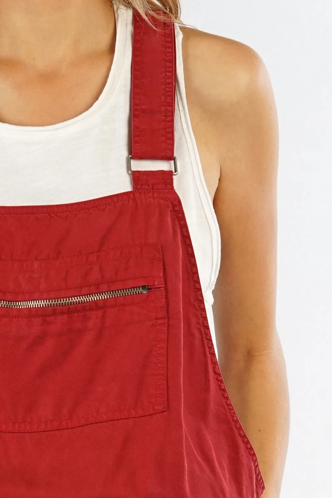 Tencel Overall Shorts
