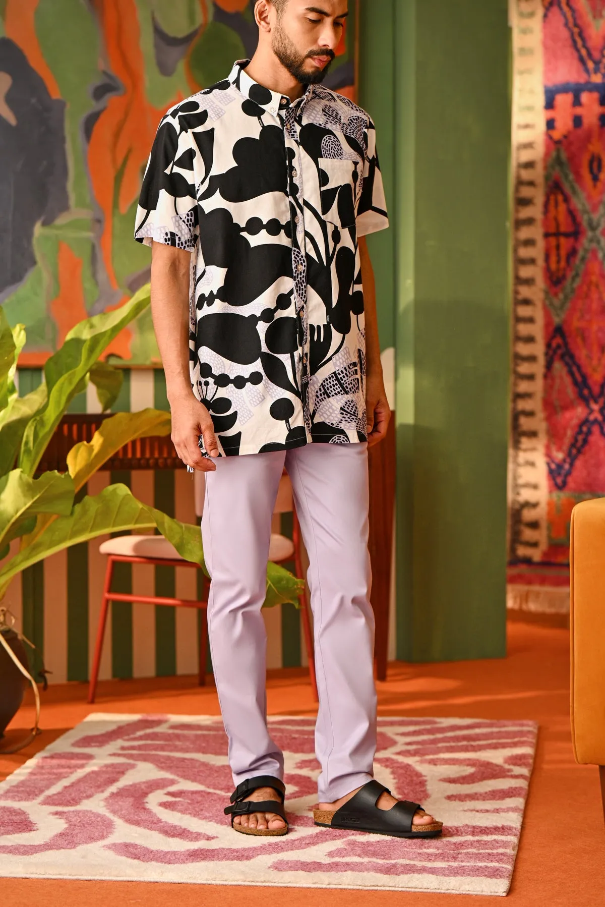 The Perfect Men Slim Fit Pants - Lilac
