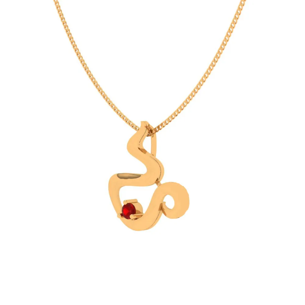 Tiny Cup 22k Gold Pendant
