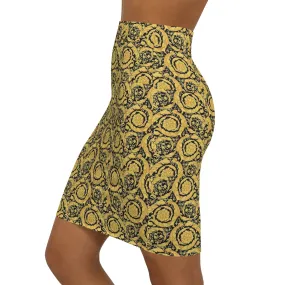 TM Baroque Luxury Women's Mini Skirt