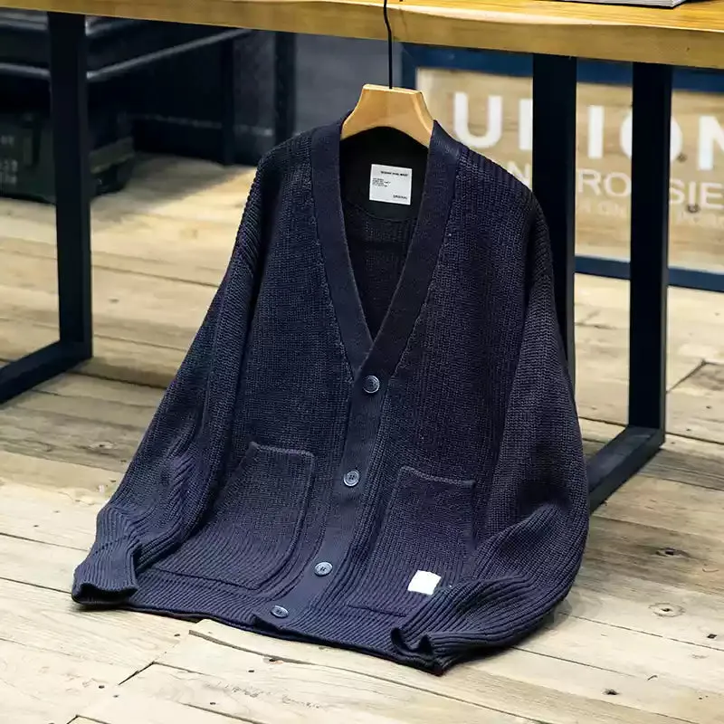 V-neck Sweater Casual Cardigan P1133