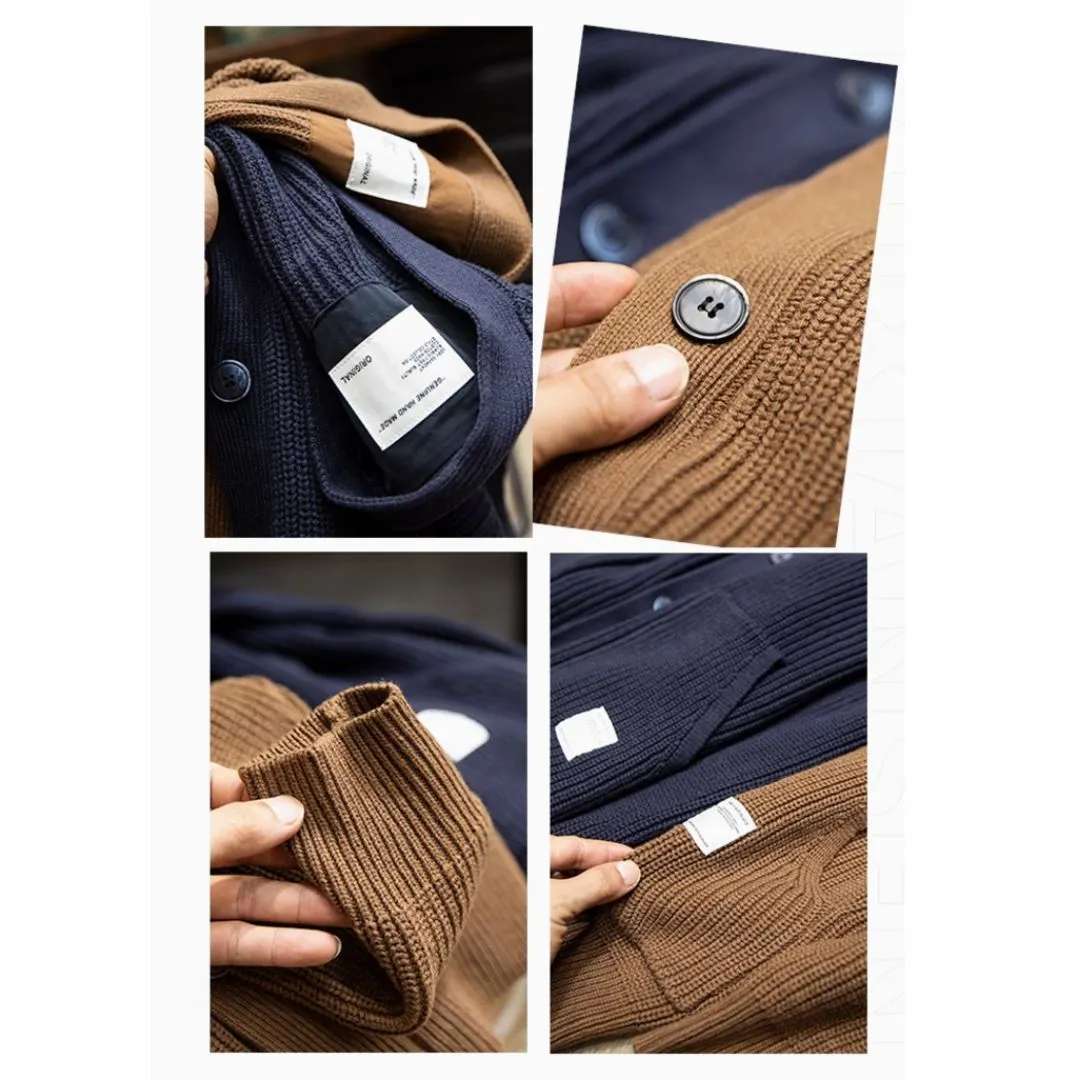 V-neck Sweater Casual Cardigan P1133