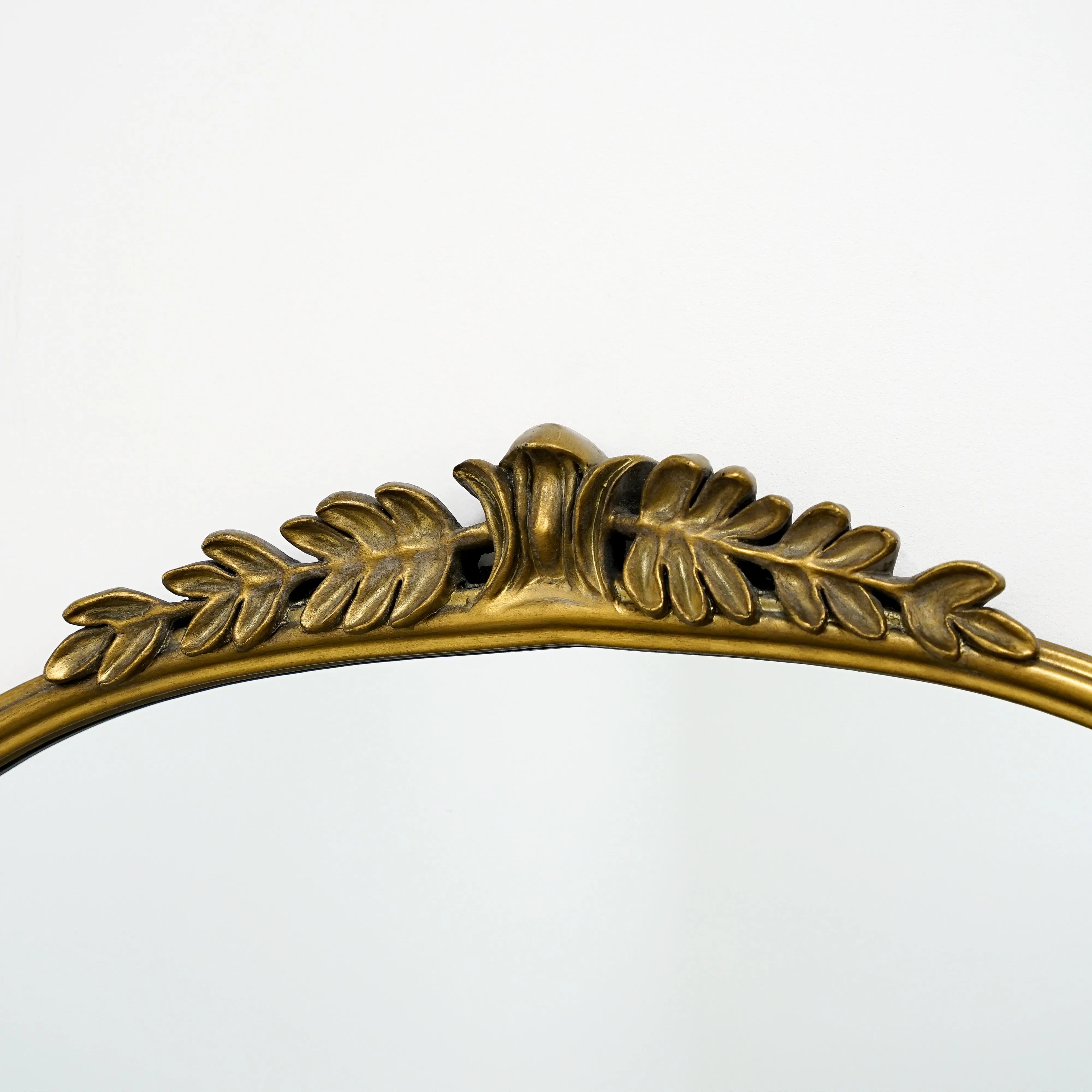 Valentina - Full Length Gold Arched Ornate Metal Mirror 185cm x 90cm