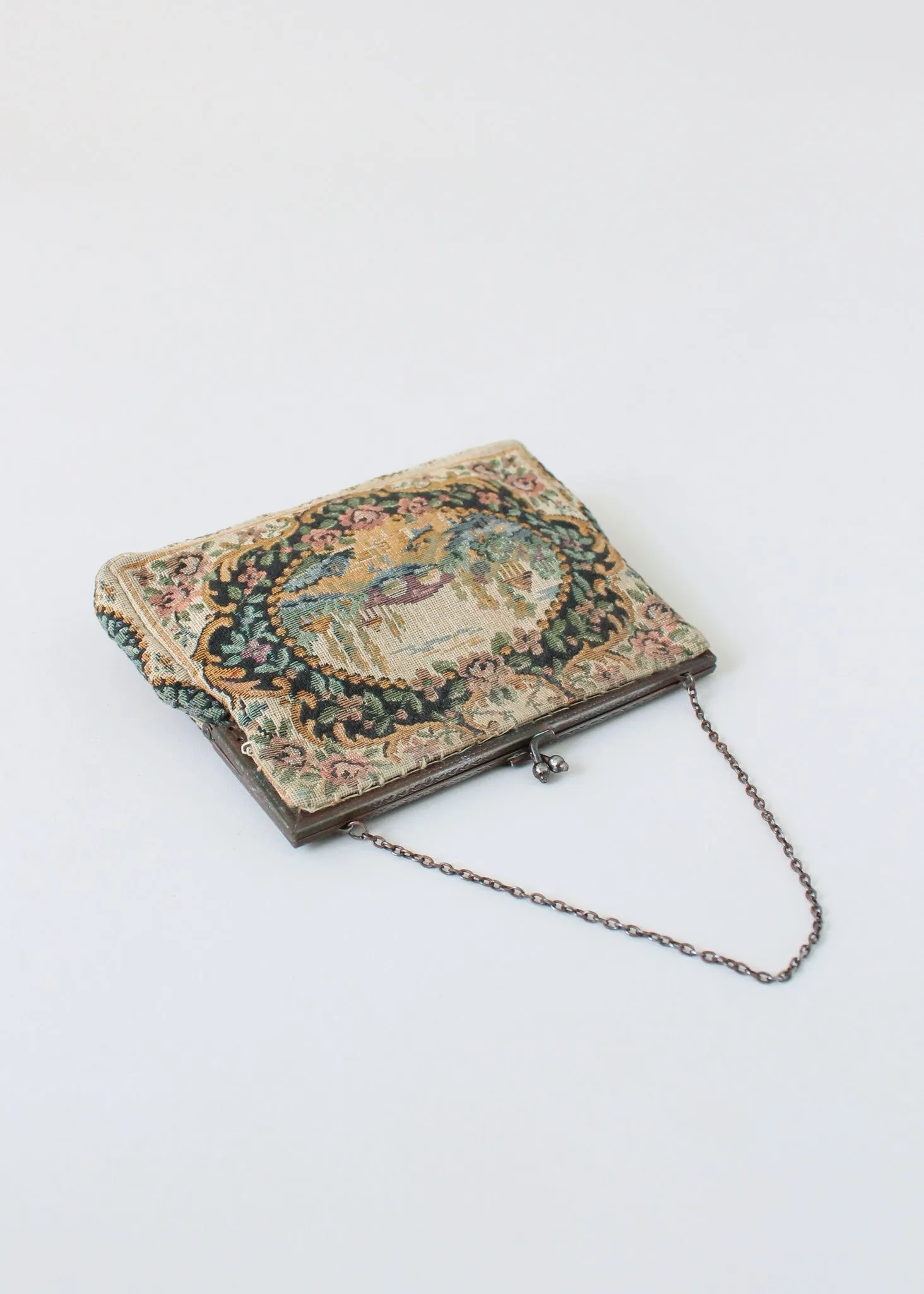 Vintage 1930s French Tapestry Purse