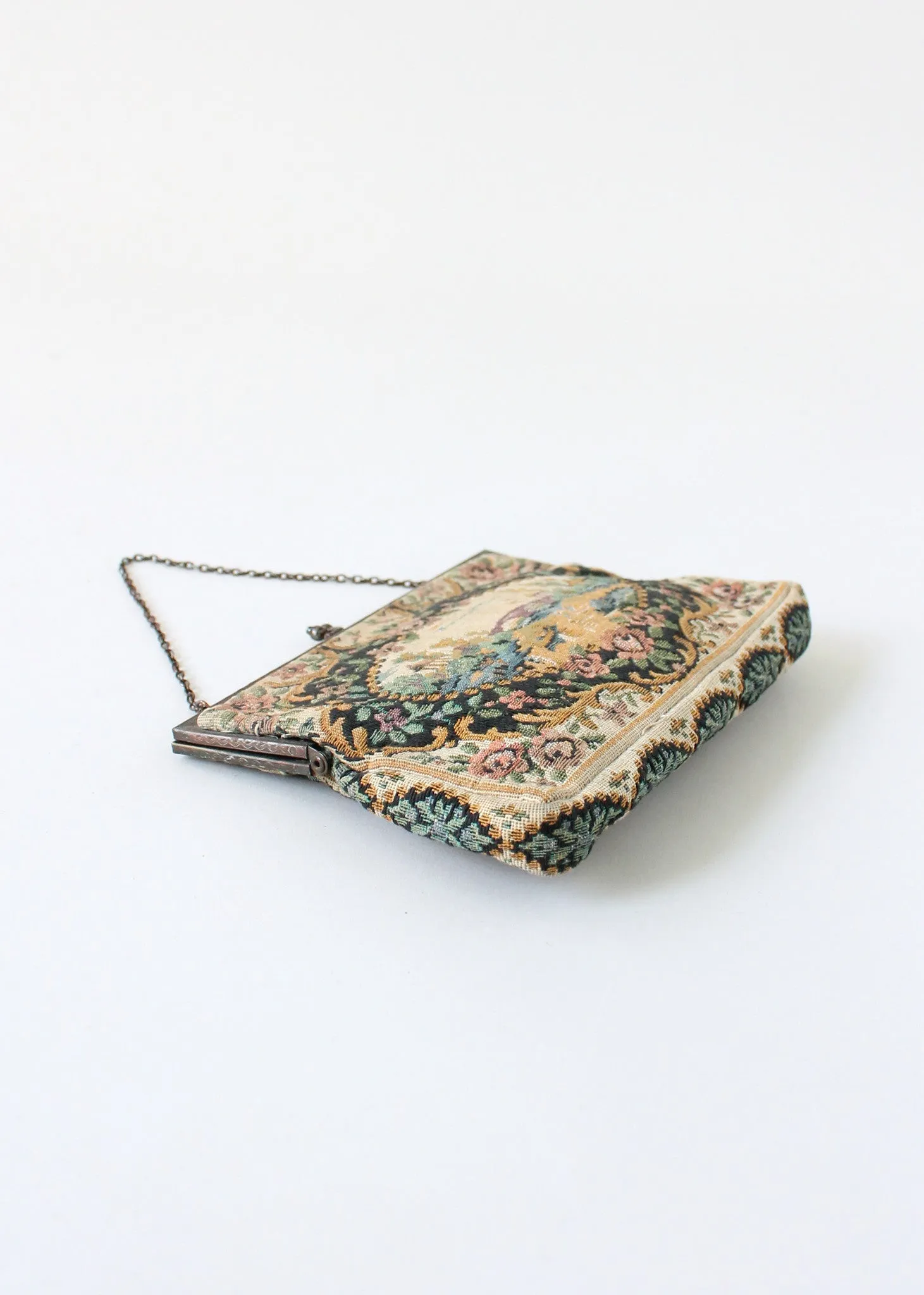 Vintage 1930s French Tapestry Purse