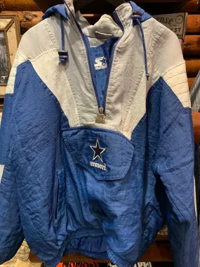 Vintage Dallas Cowboys Starter Puffer Jacket, Large. FREE POSTAGE