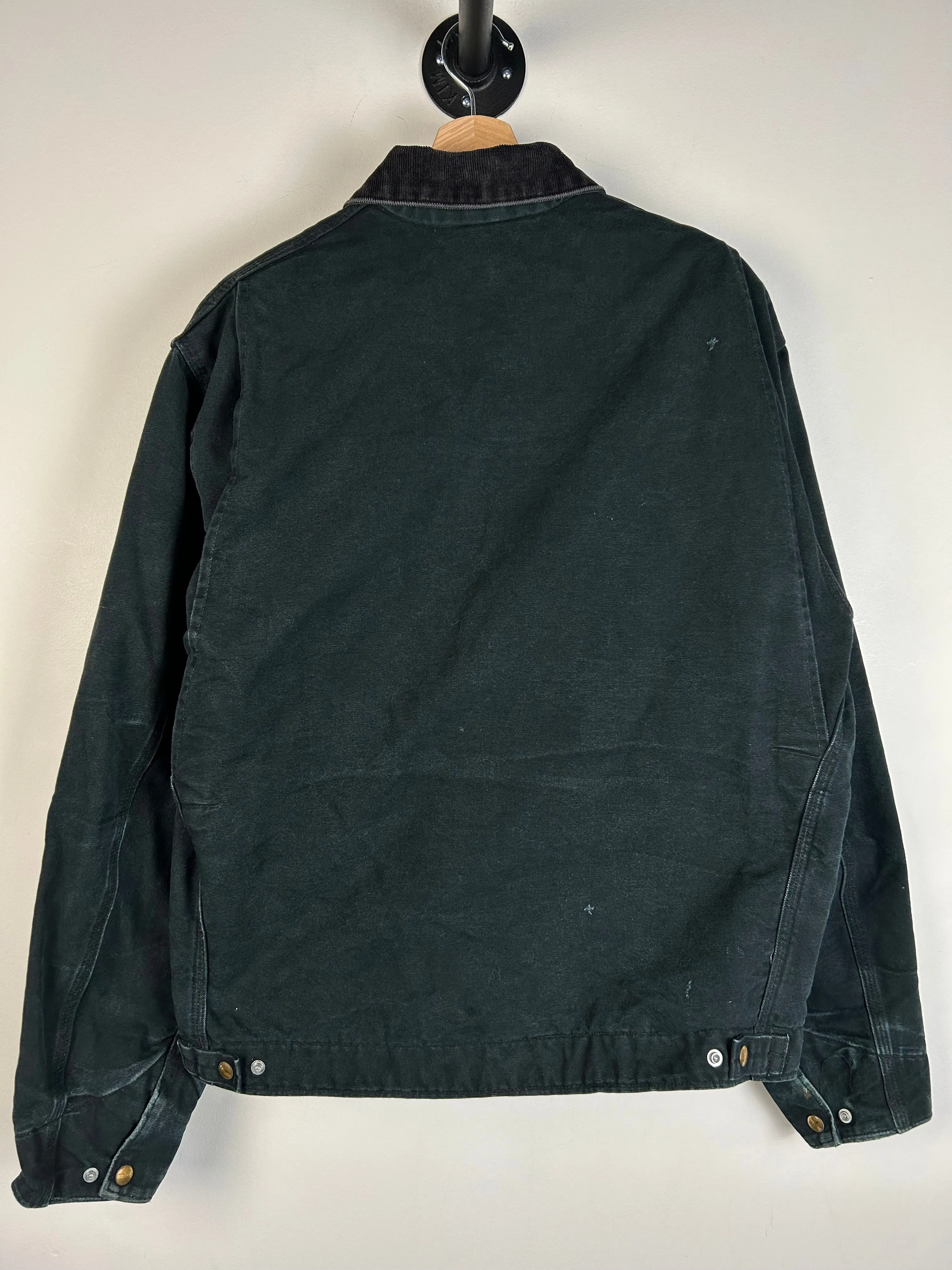 Vintage Y2K Carhartt Detroit Blanket Lined Black Jacket J01 BLK