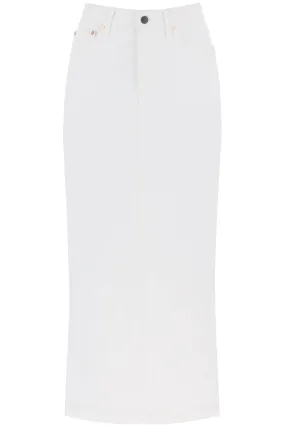 Wardrobe.Nyc Denim Column Skirt With A Slim