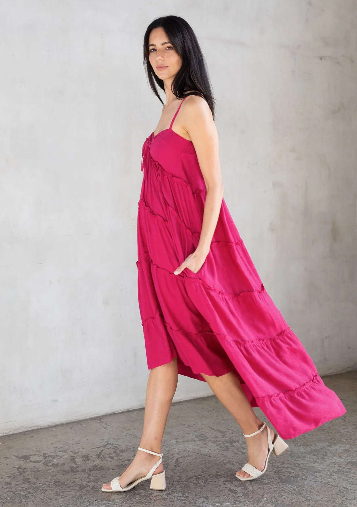 Wavelength Tiered Maxi Dress