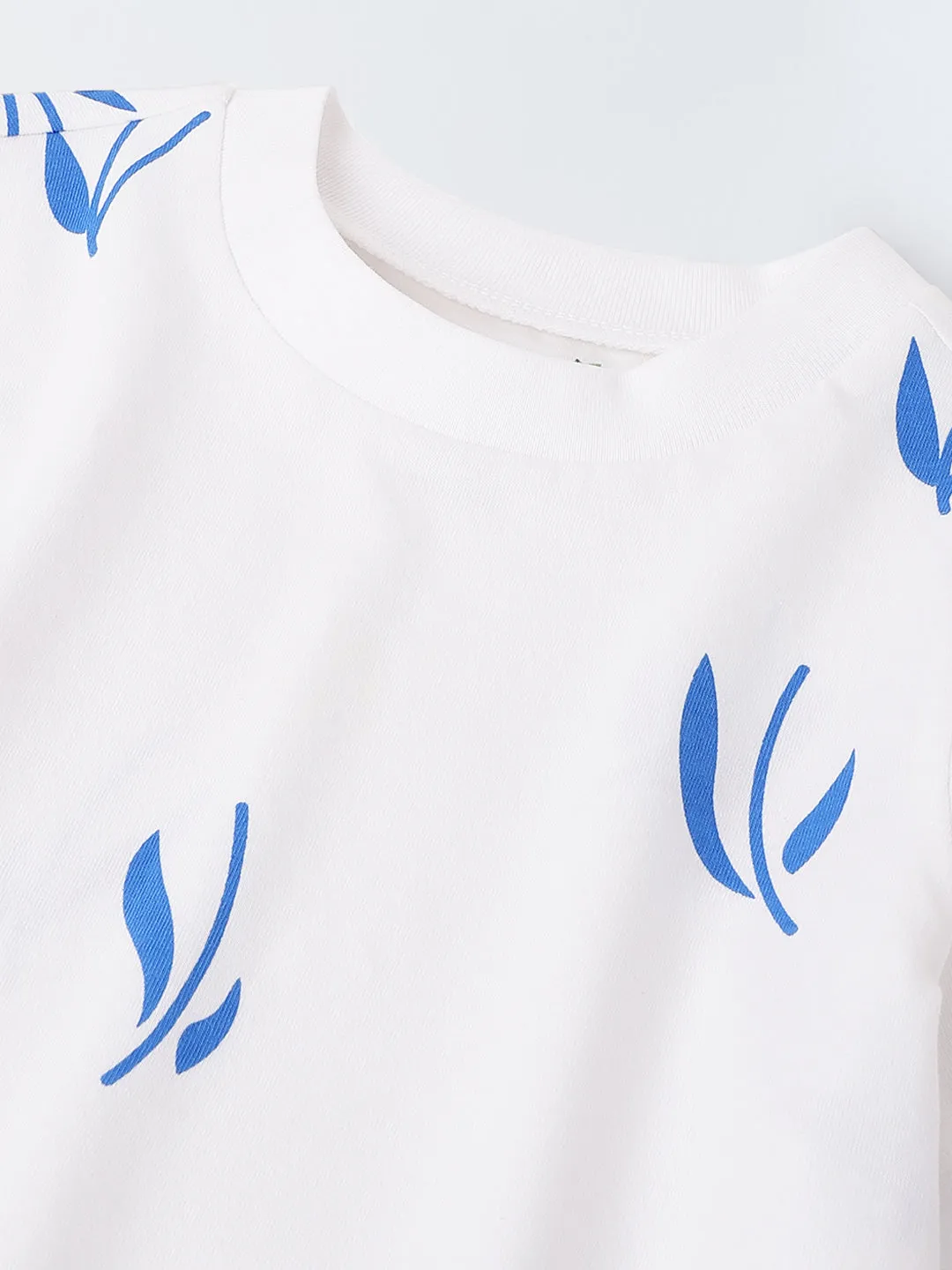White Overall Printed T-Shirt