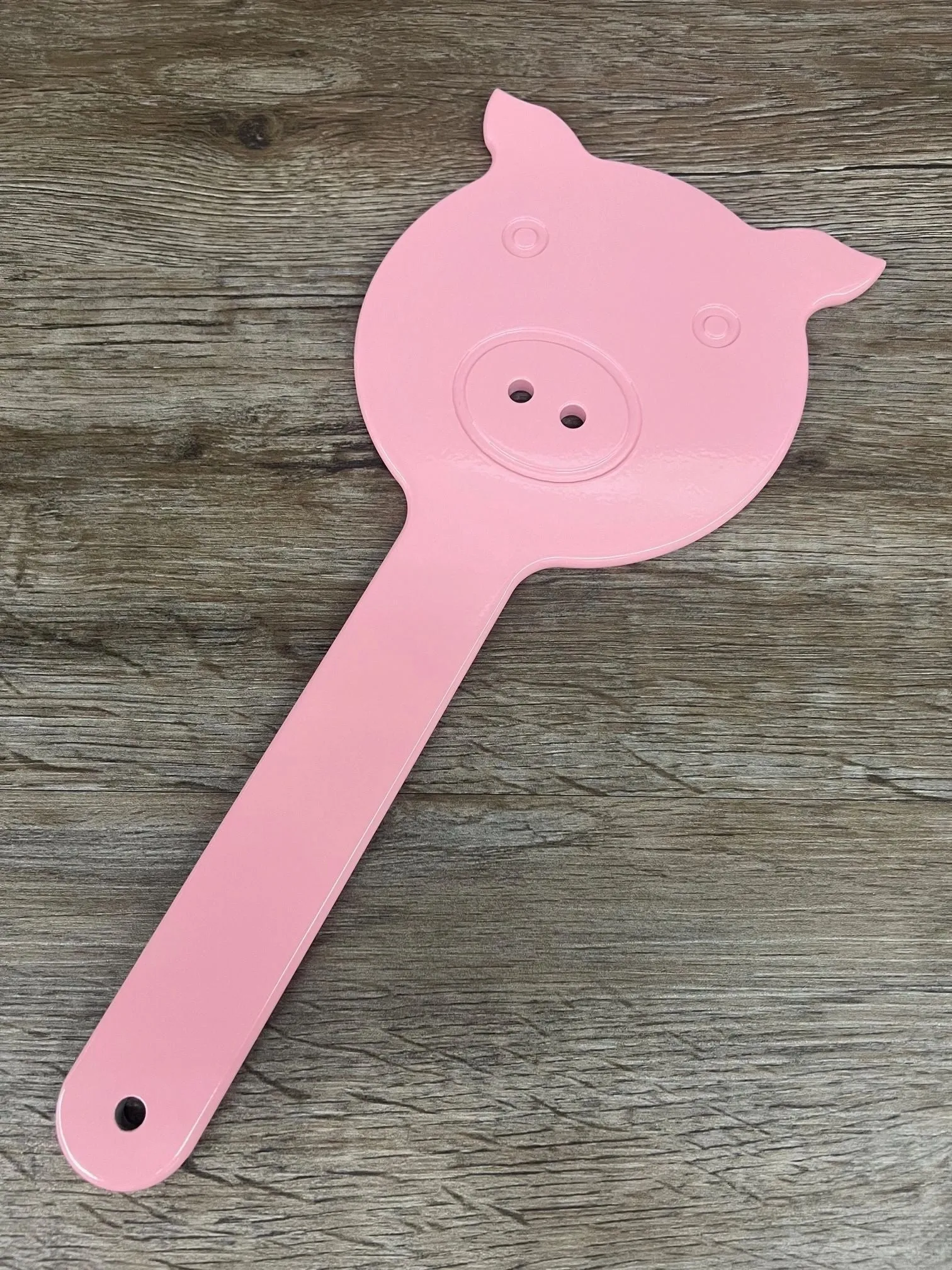 Wholesale Pink Piggy Pig Face Aluminum Spanking Paddle Oink Pretty in Pink Collection Porker