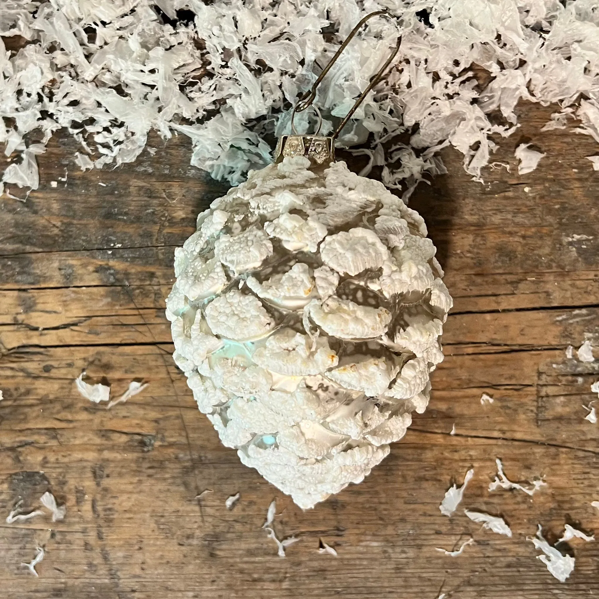 Winter Wonderland Deer Pinecone Indent Ornament