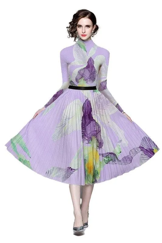 Women Fashion Maxi Dress 2pc Set