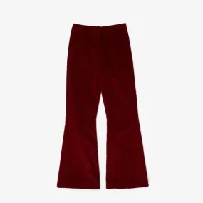 Women's Flared Corduroy Pants-Hf6722