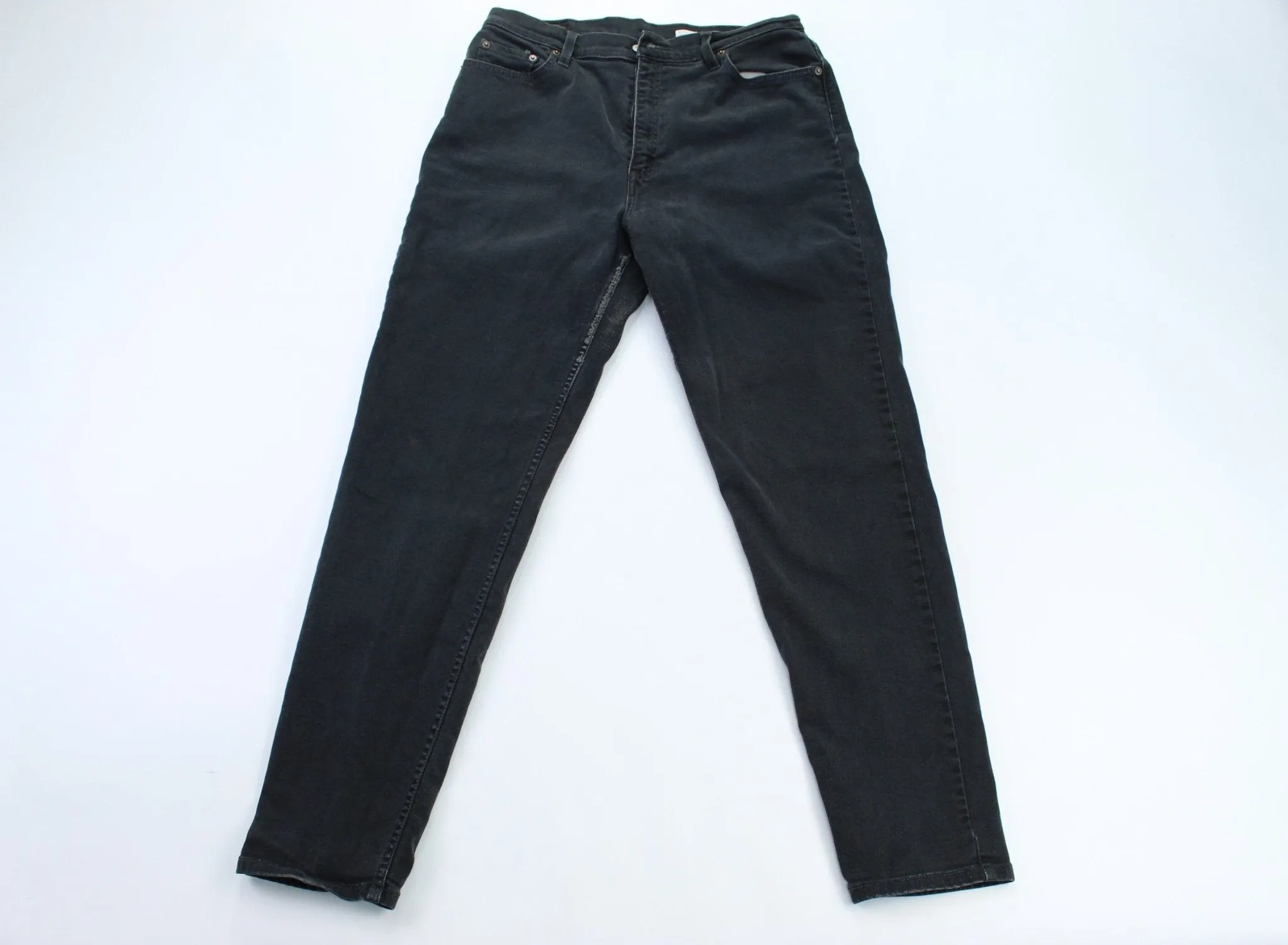 Women's Levi's 512 Black Wash Denim Jeans