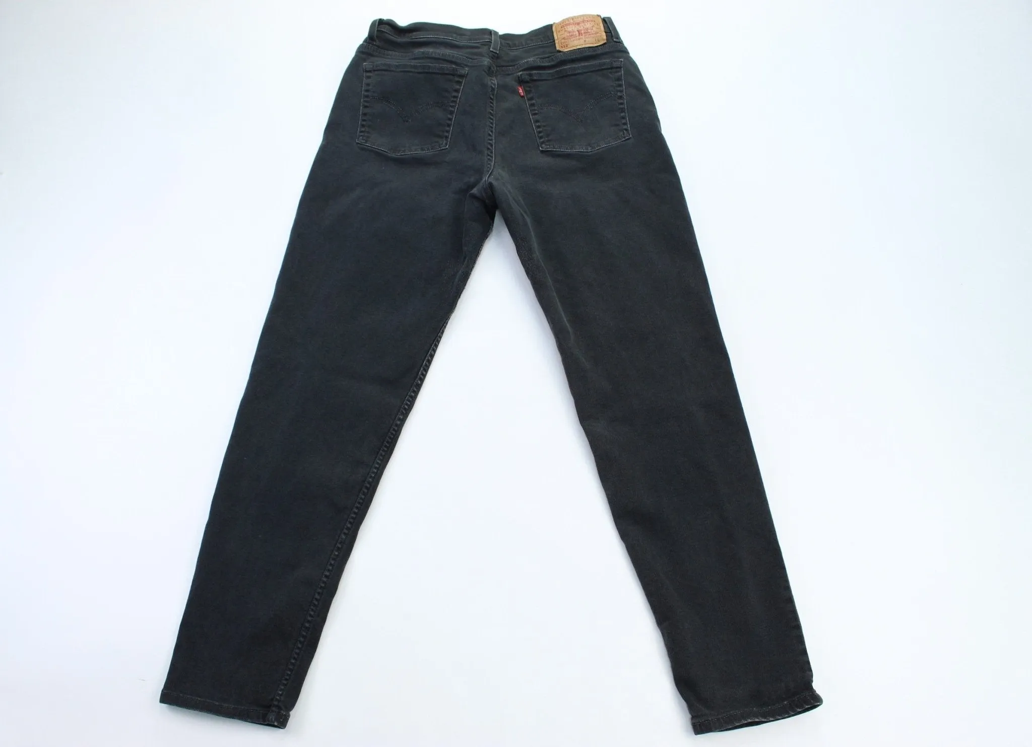 Women's Levi's 512 Black Wash Denim Jeans
