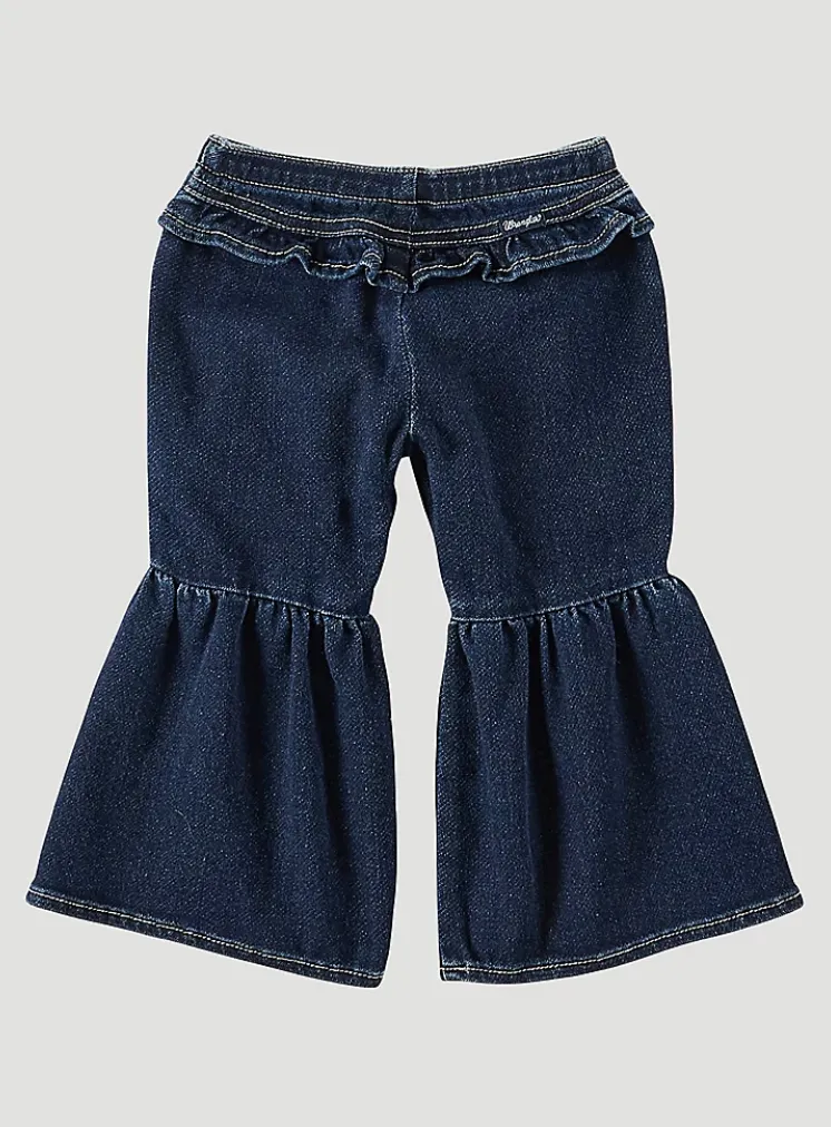 WRANGLER BABY GIRL RUFFLE LEG FLARE JEAN IN LACEY STYLE 112321494