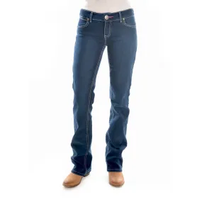 Wrangler Women's Mid Rise Jean 34 Leg Carolina Breakaway