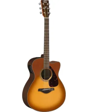 Yamaha FSX800C Concert Acoustic/Electric Guitar in Sand Burst