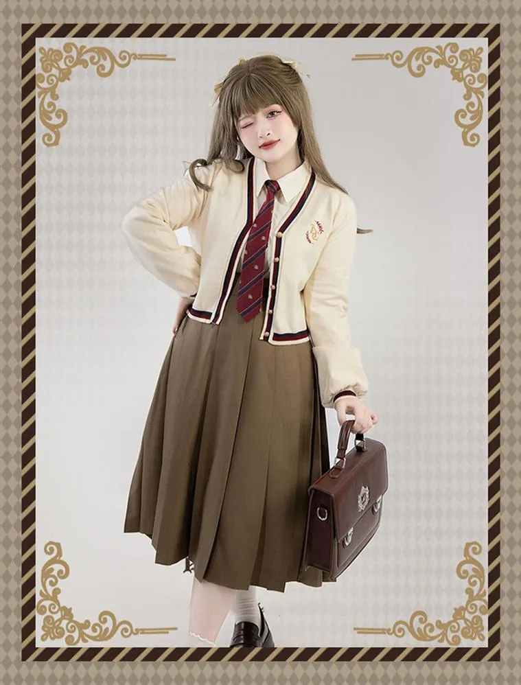 Yingtang~Plus Size Lolita JK Suit Royal College Vintage