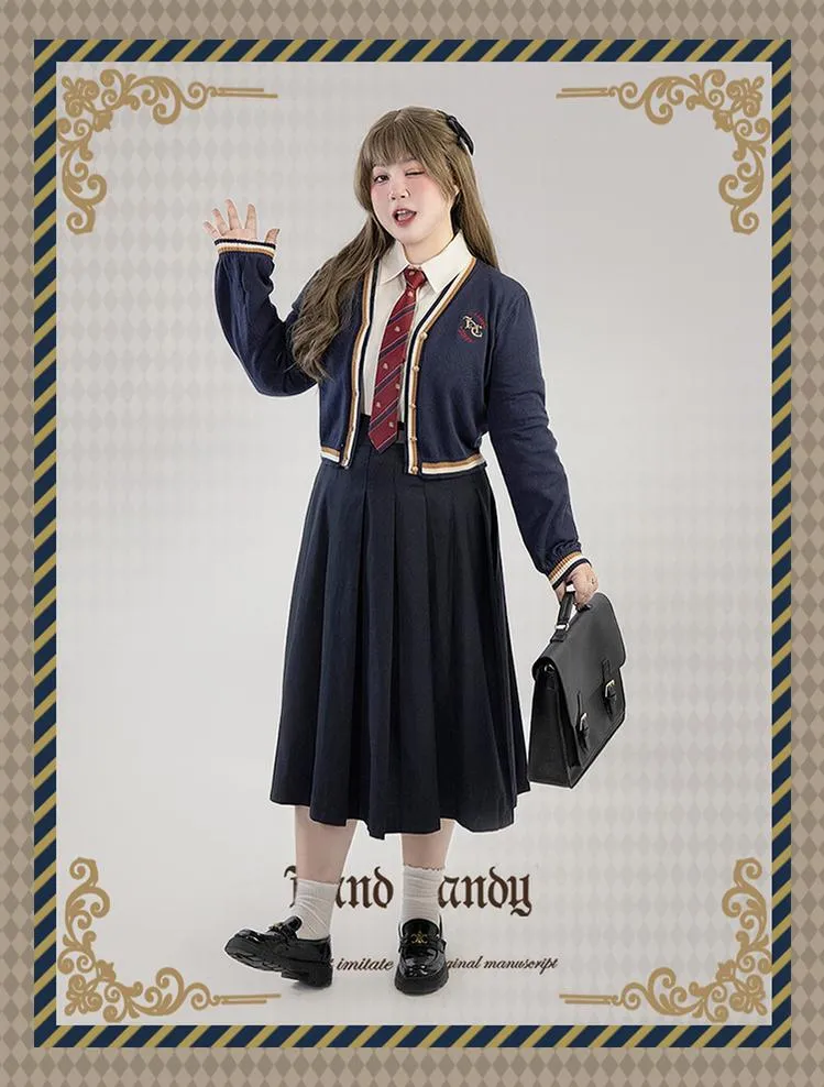 Yingtang~Plus Size Lolita JK Suit Royal College Vintage